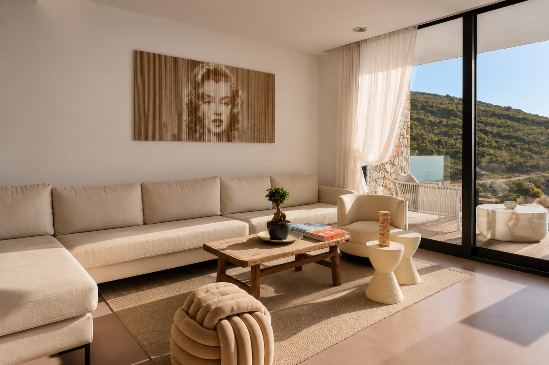 Villa Yolo living space