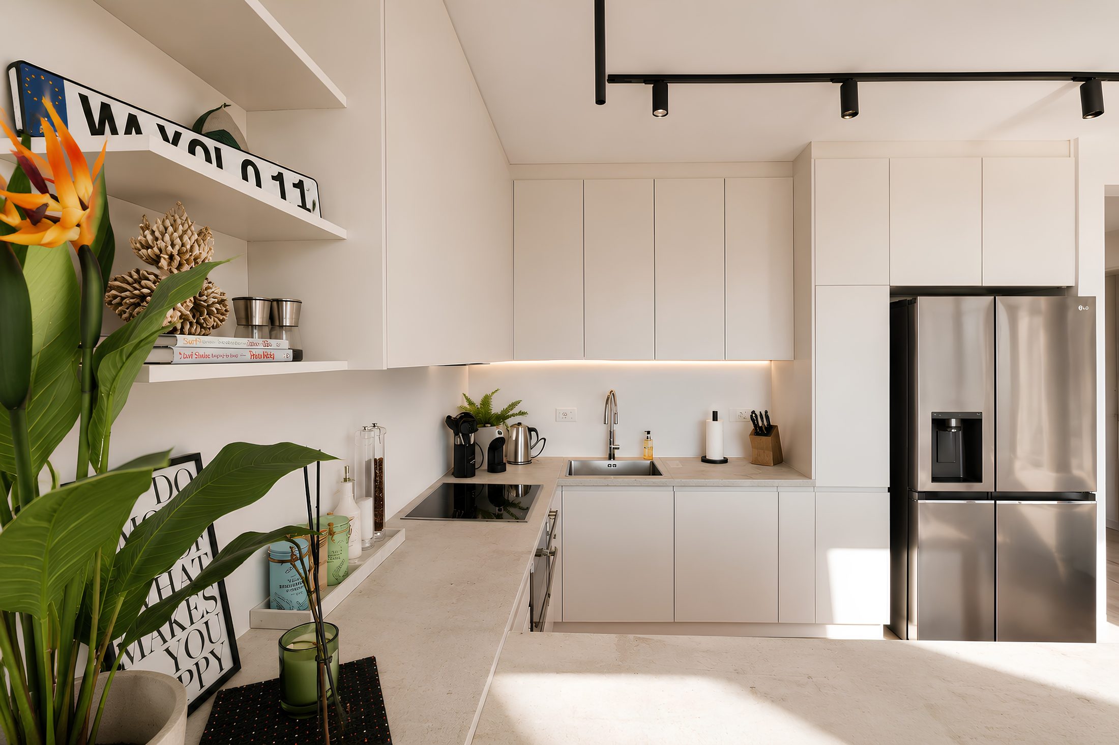 Fully equipped gourmet kitchen