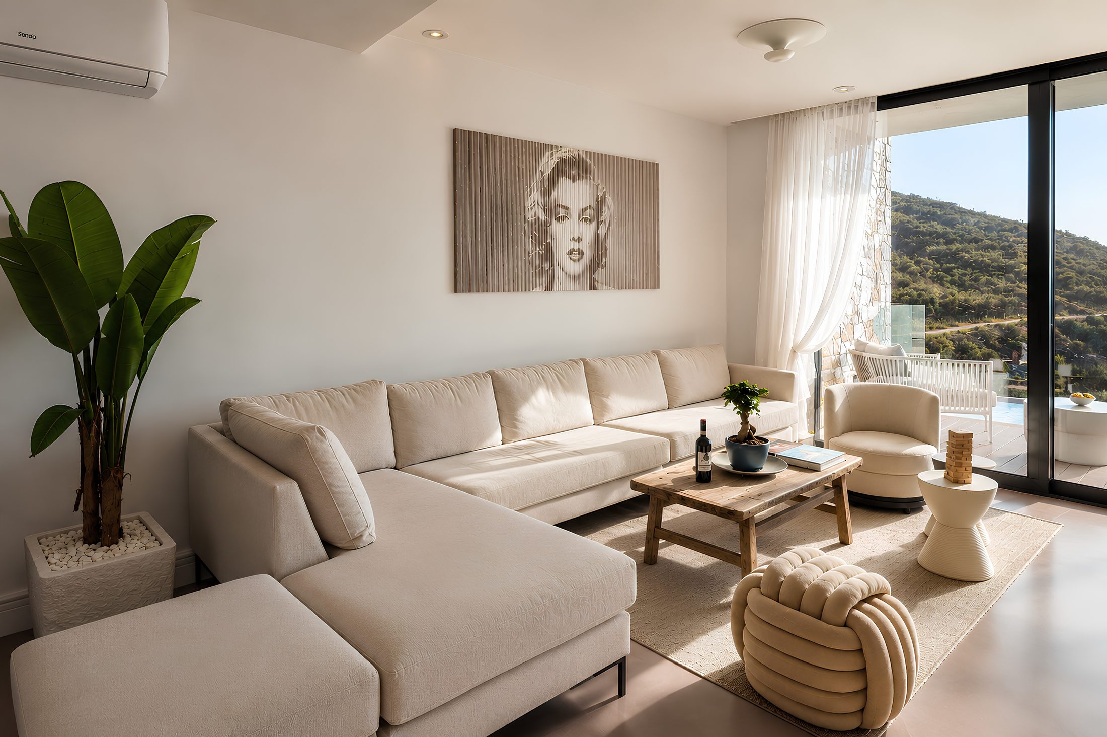 Villa Yolo living space