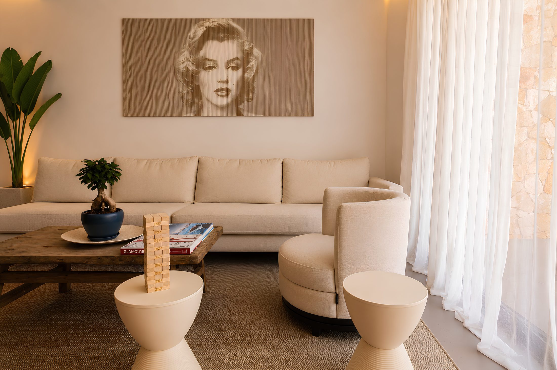 Villa Yolo living space
