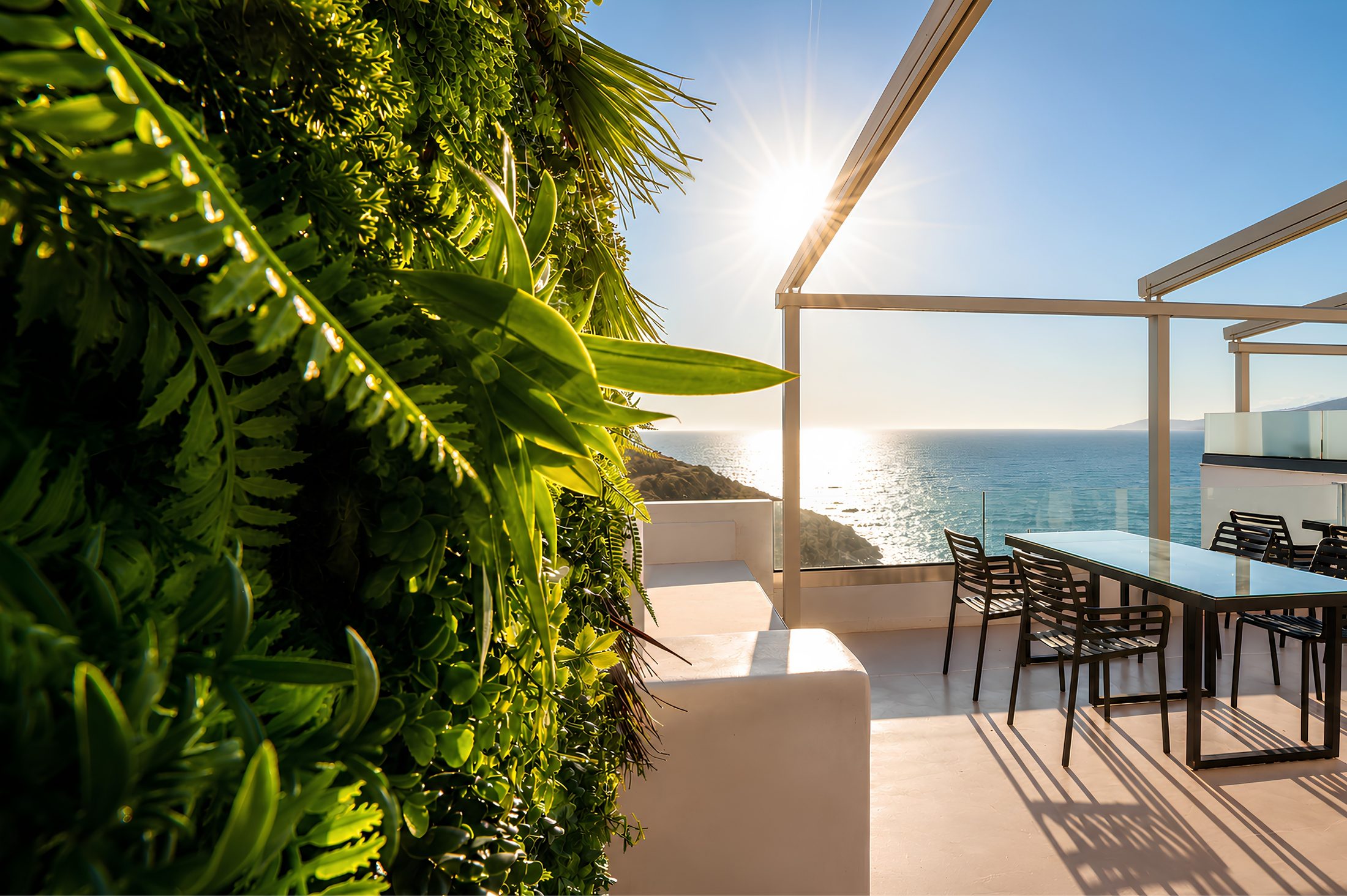 Villa Yolo pool and sea-view terrace